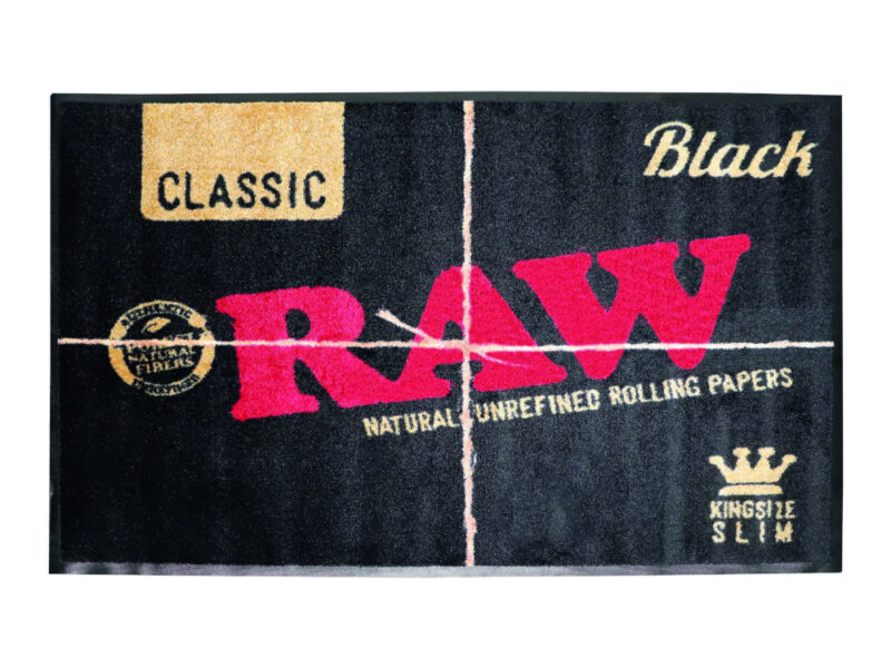 Alfombra Black Suelo Raw Pequeña