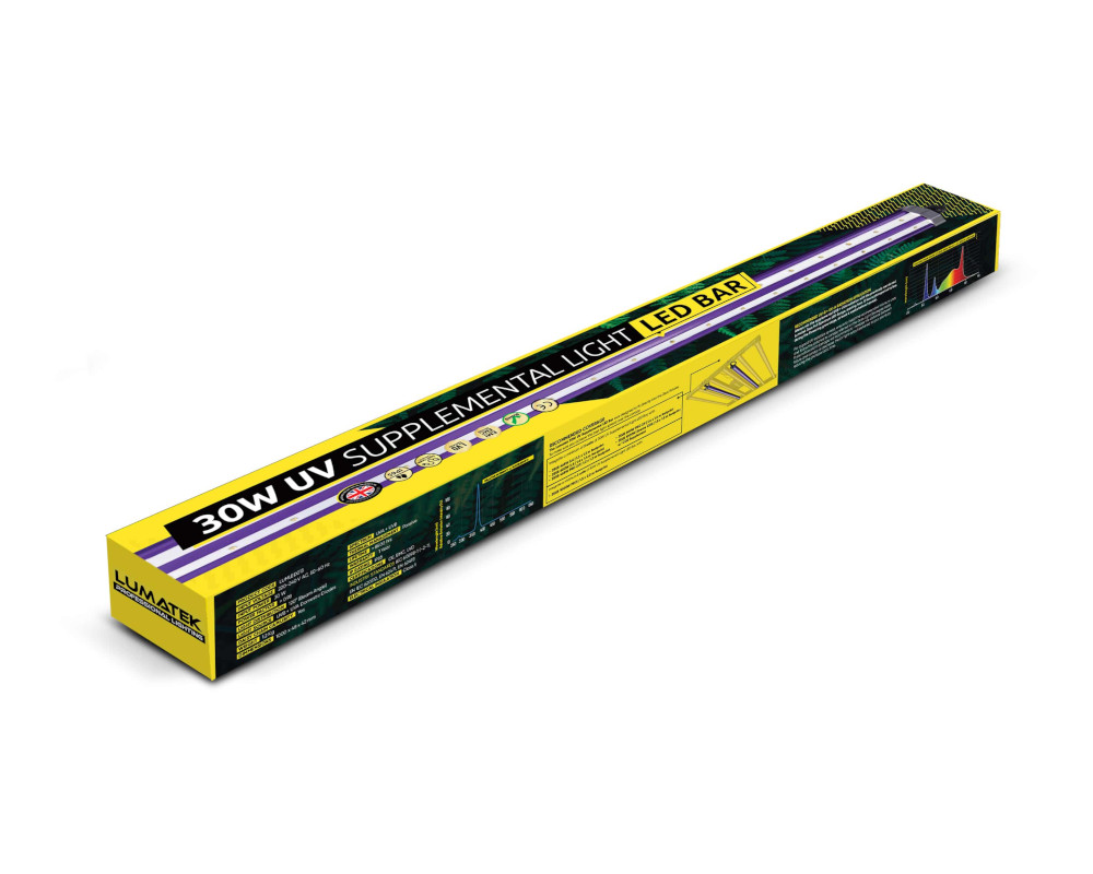 Barra 30w UV LED Lumatek (sin cables)