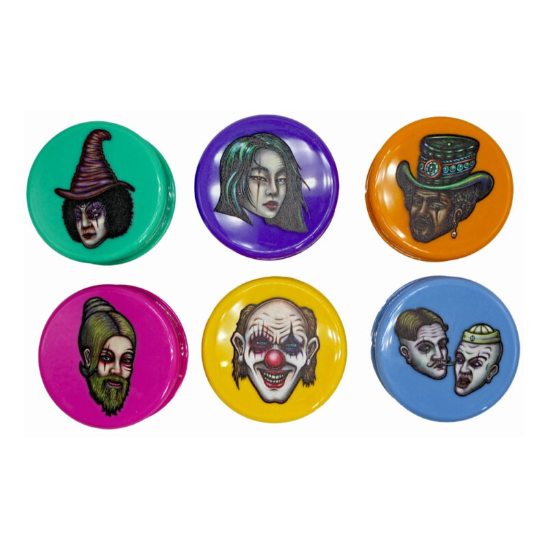 Grinder 2 partes Lion Rolling Circus (12 uds)