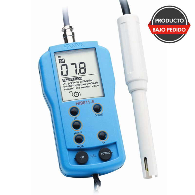 Hanna Medidor Ph, Ec, Temp. Cientifico (Hi 9811)