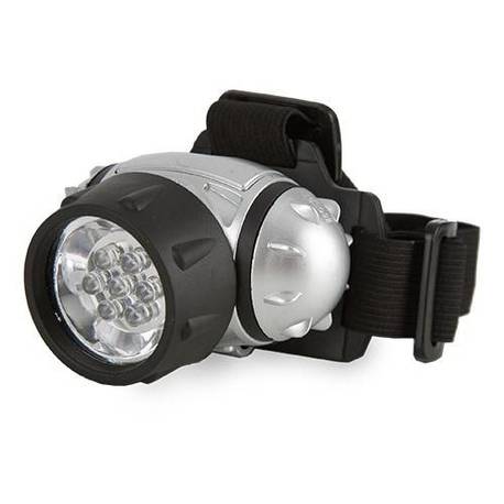 Linterna frontal verde LED