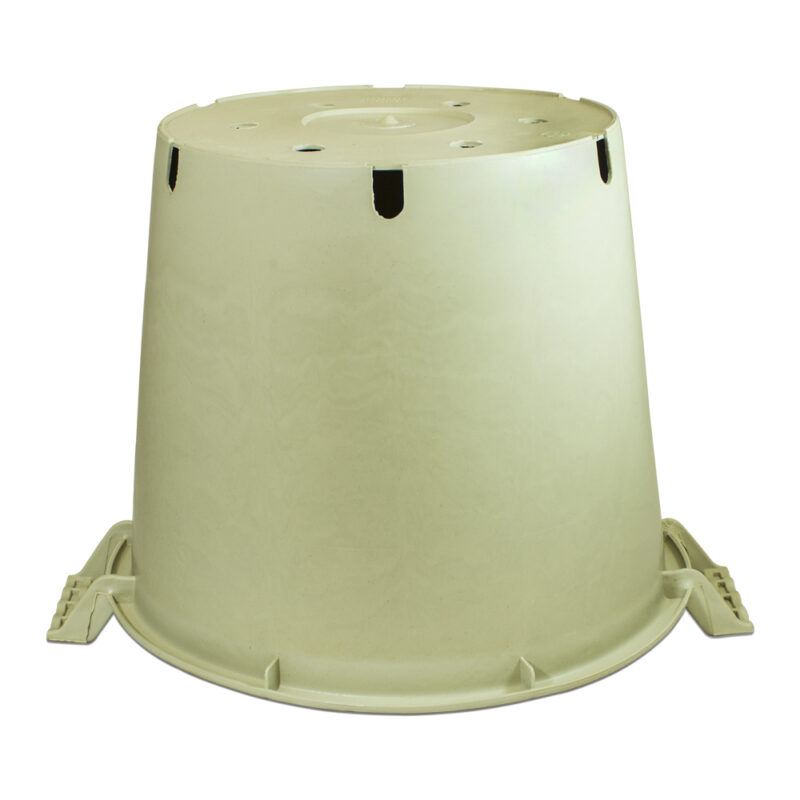 Maceta cubeta ECO 33 x 38 x 38 cm con asas (30L) beige - Imagen 2