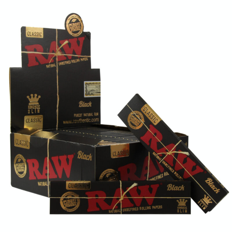 Raw Black KS Slim Box/50 - 32 leaves - Imagen 3