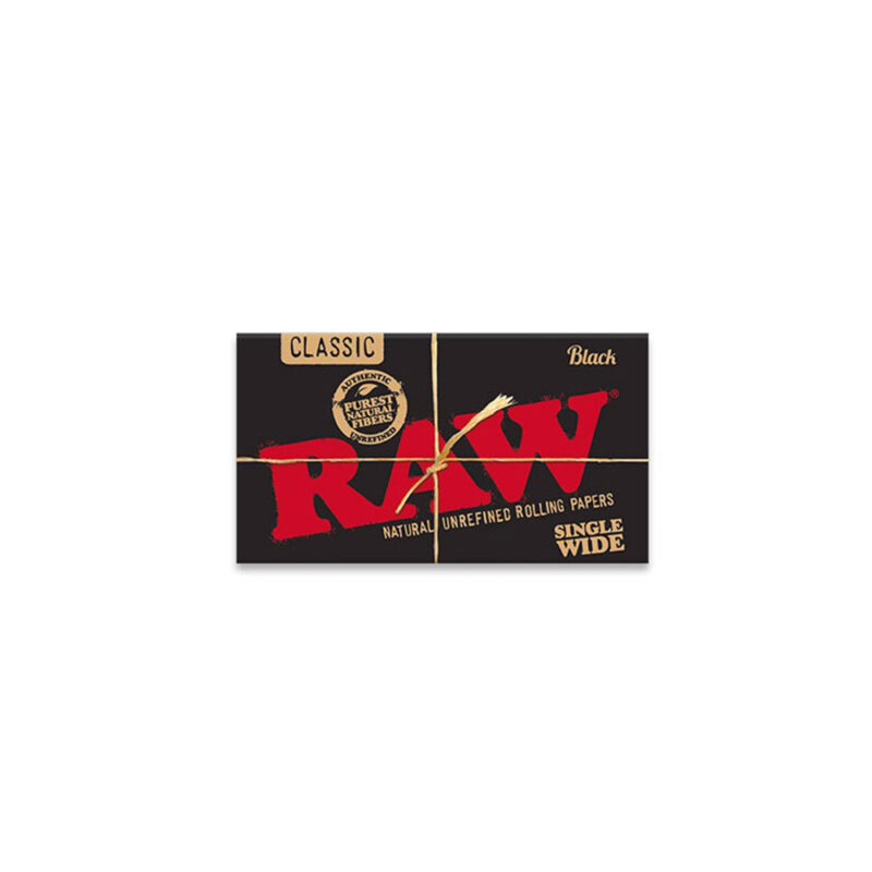 Raw Black Single Wide Double (25 unid) - Imagen 2