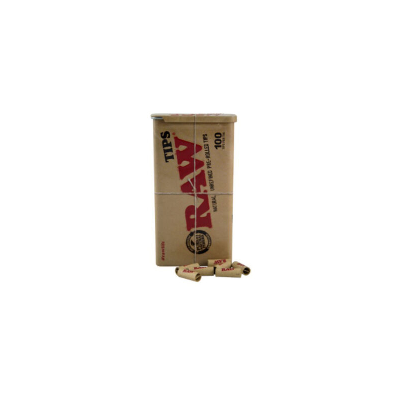 Raw Caja Metal Prerolled 100 (6 Unid) - Imagen 3