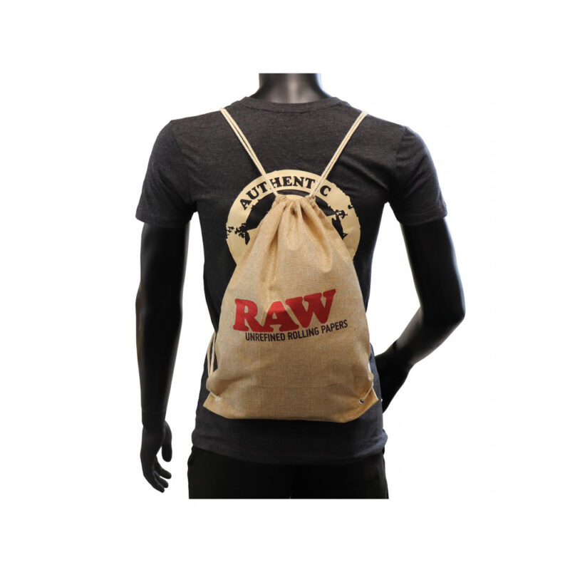 Raw Drawstring Bolso