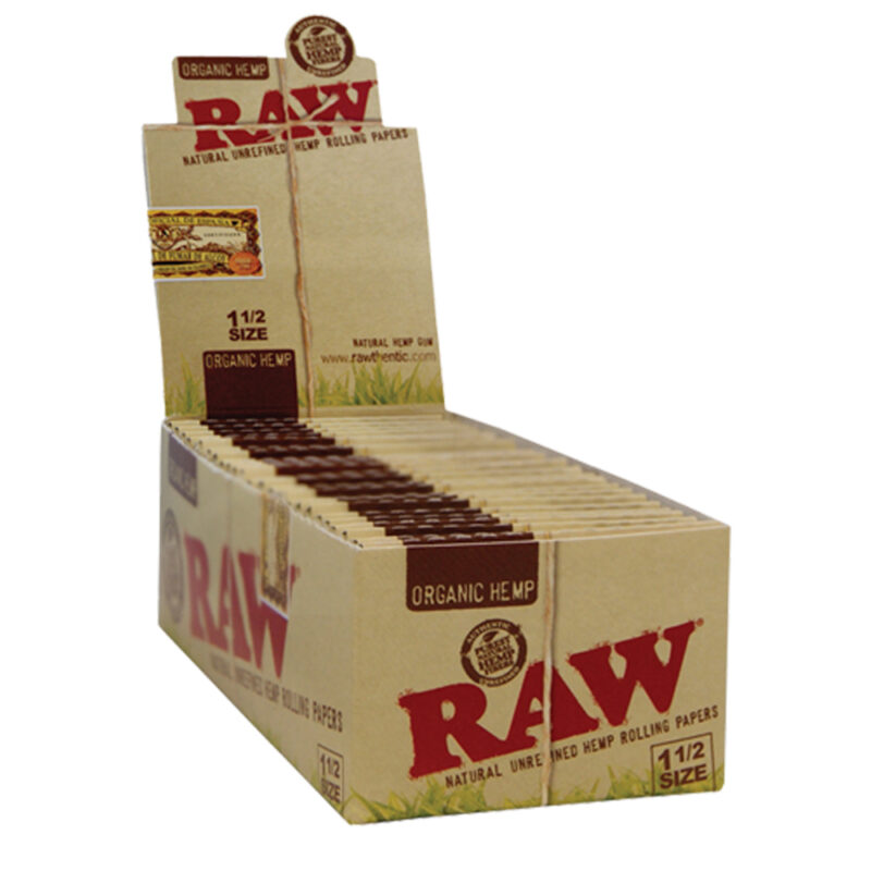 Raw Organics 1 1/2 box/25 33leaves