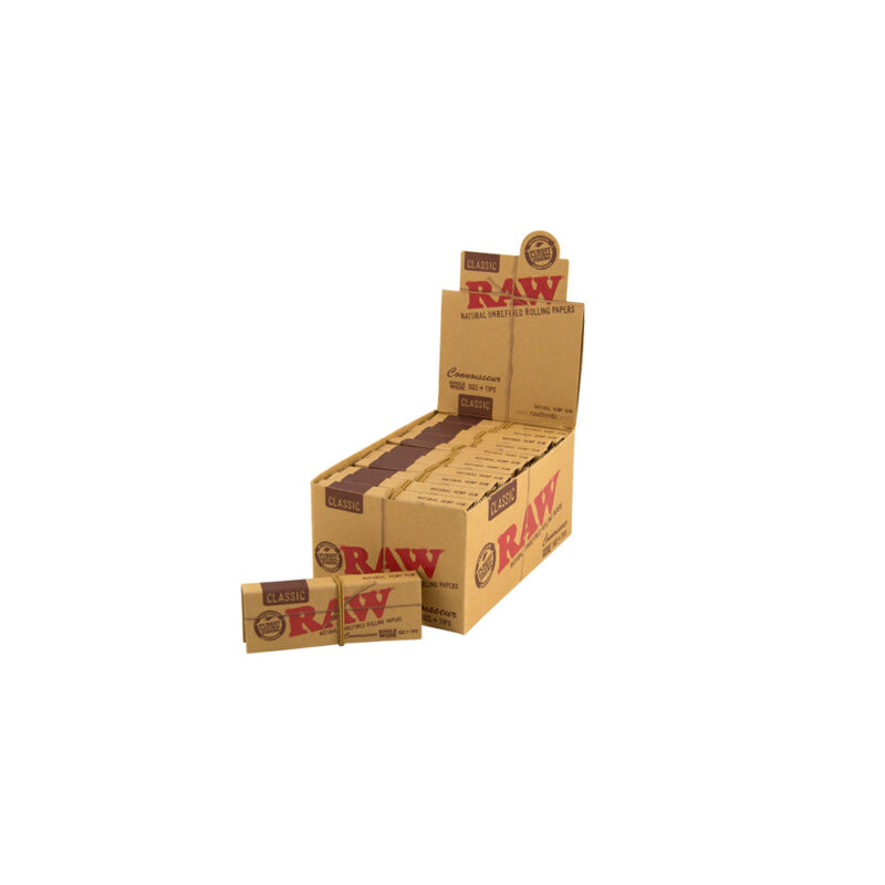 Raw Single Wide Connoisseur (24 unid)