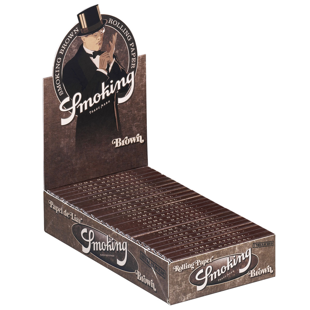 Smoking Brown 1 1/4 (caja de 25 librillos)