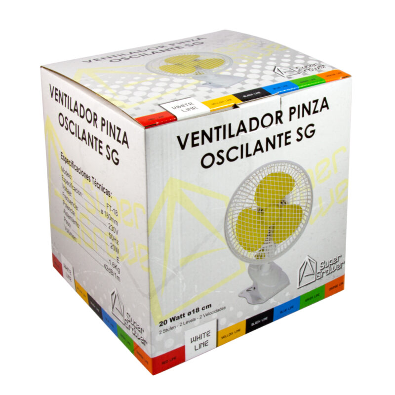 Ventilador pinza oscilante Super Grower - Imagen 4