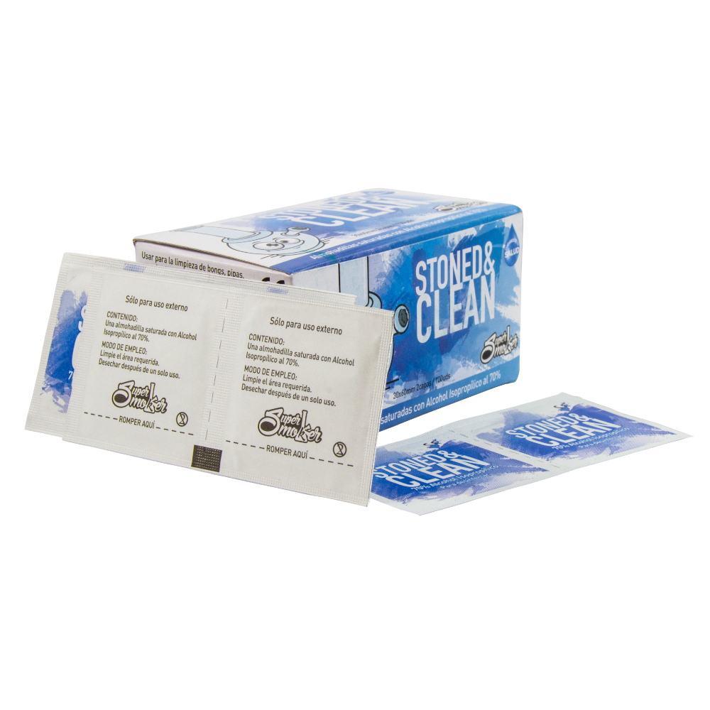 Toallitas Stoned & Clean 100 uds - Imagen 2